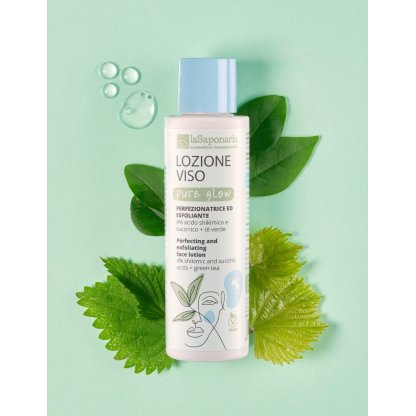 Loción exfoliante con ácido shikímico y succínico + té verte