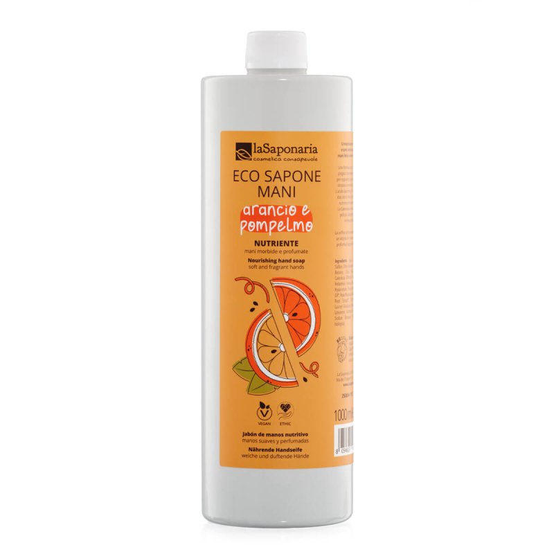 Jabón de manos Naranja y Pomelo (1 L)