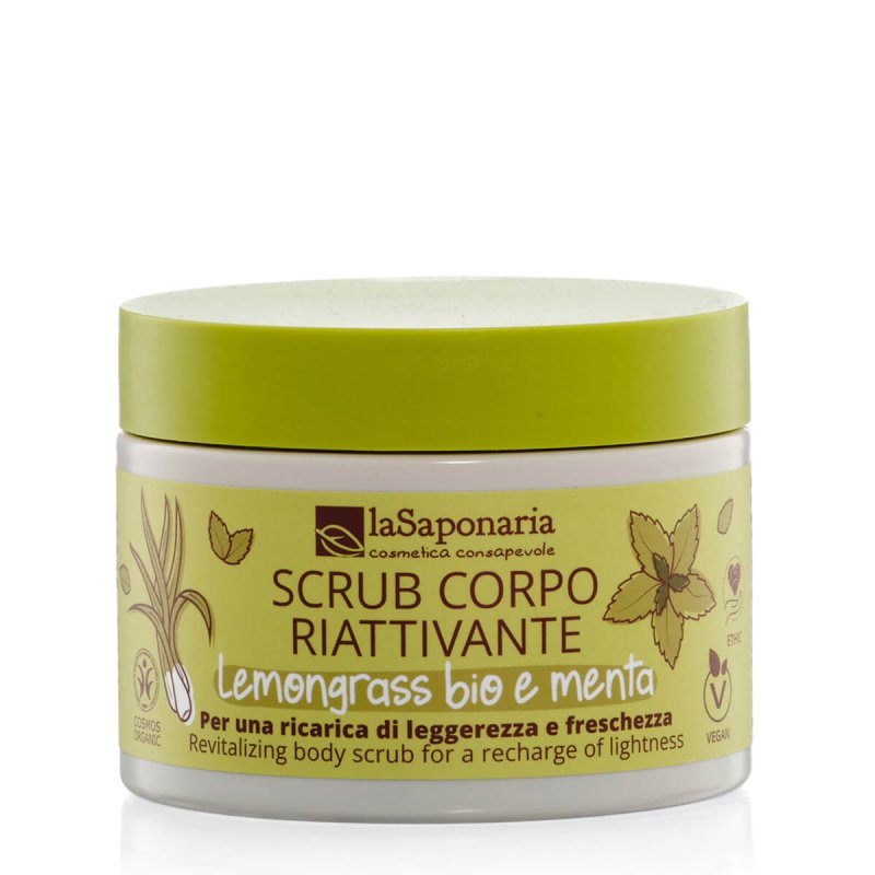 Exfoliante Corporal Revitalizante - Lemongrass Bio y Menta