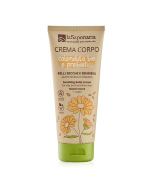 Crema Corporal para pieles secas y sensibles - Caléndula Bio y Prebióticos